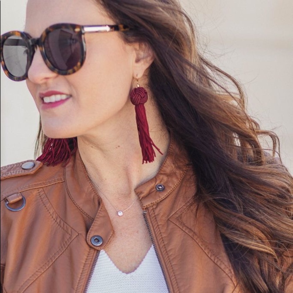Tassel Long Earrings - Picture 1 of 8
